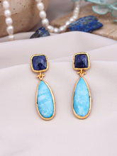 Blue Opal Boucle d'oreilles